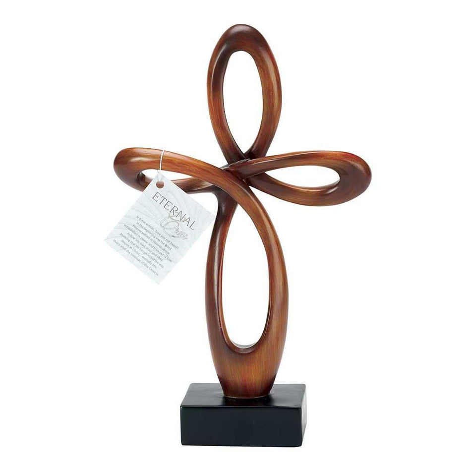 Brown Finish Tabletop Cross 12" by Dicksons