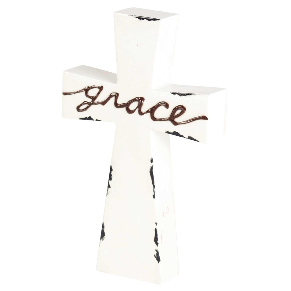 Tabletop Cross Grace Enamel-look 7h by Dicksons
