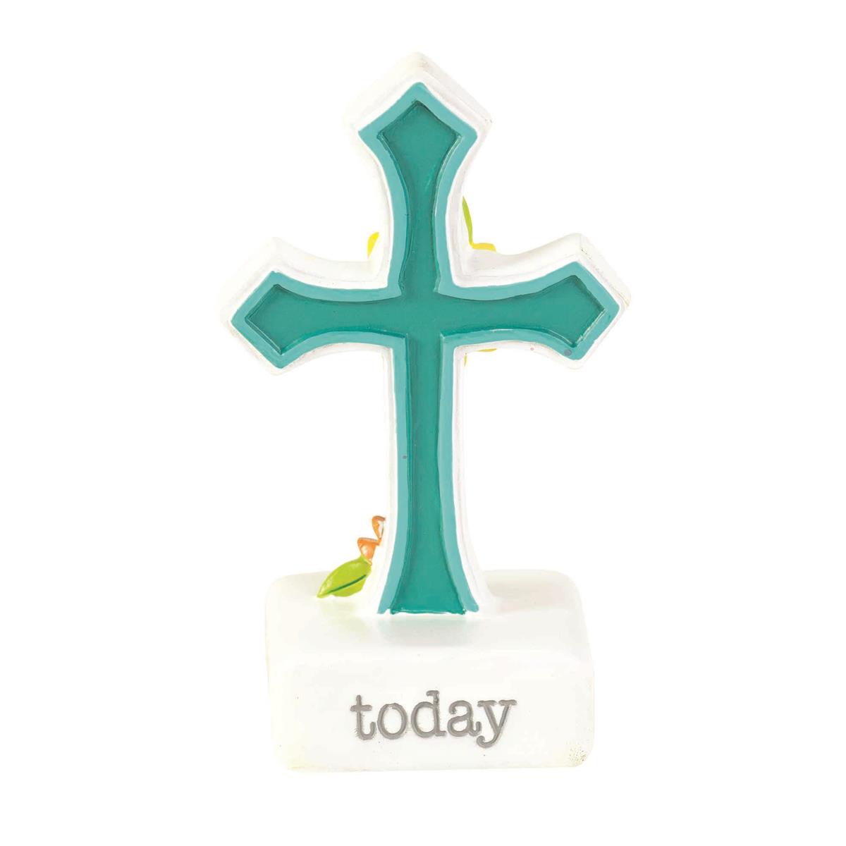 Cross Tabletop I Said A Prayer Resin by Dicksons, product view 4