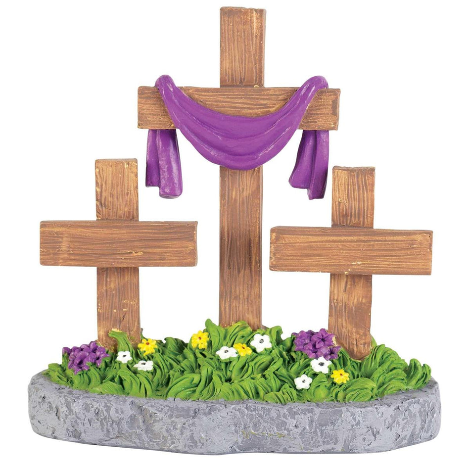Tabletop 3-Cross Figurine Resin by Dicksons