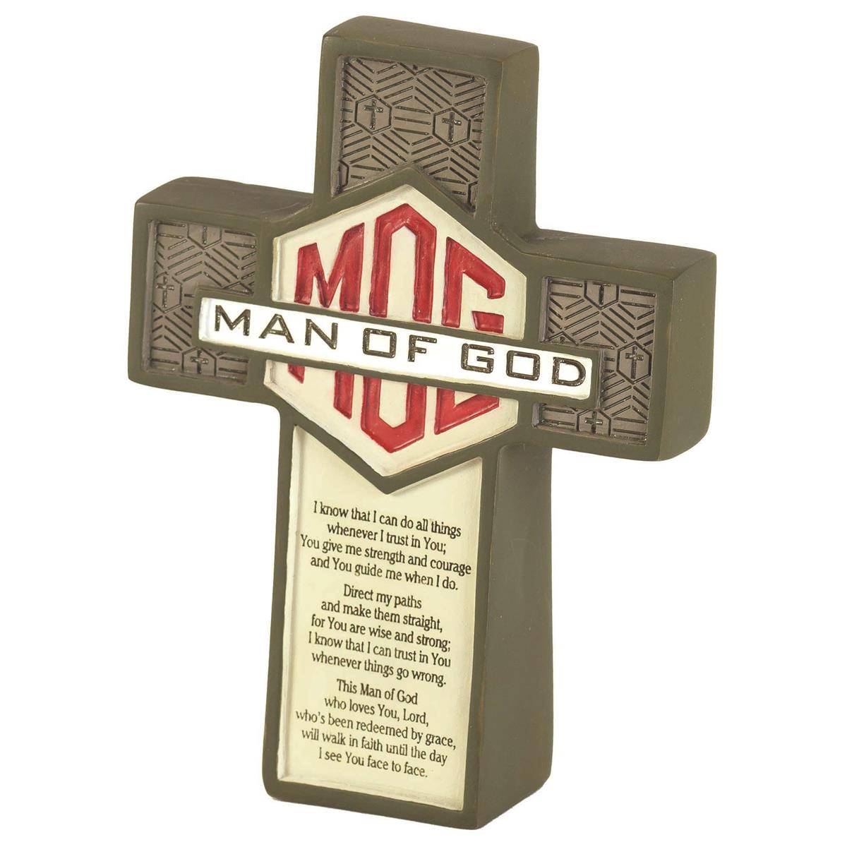 Tabletop Cross Man Of God by Dicksons