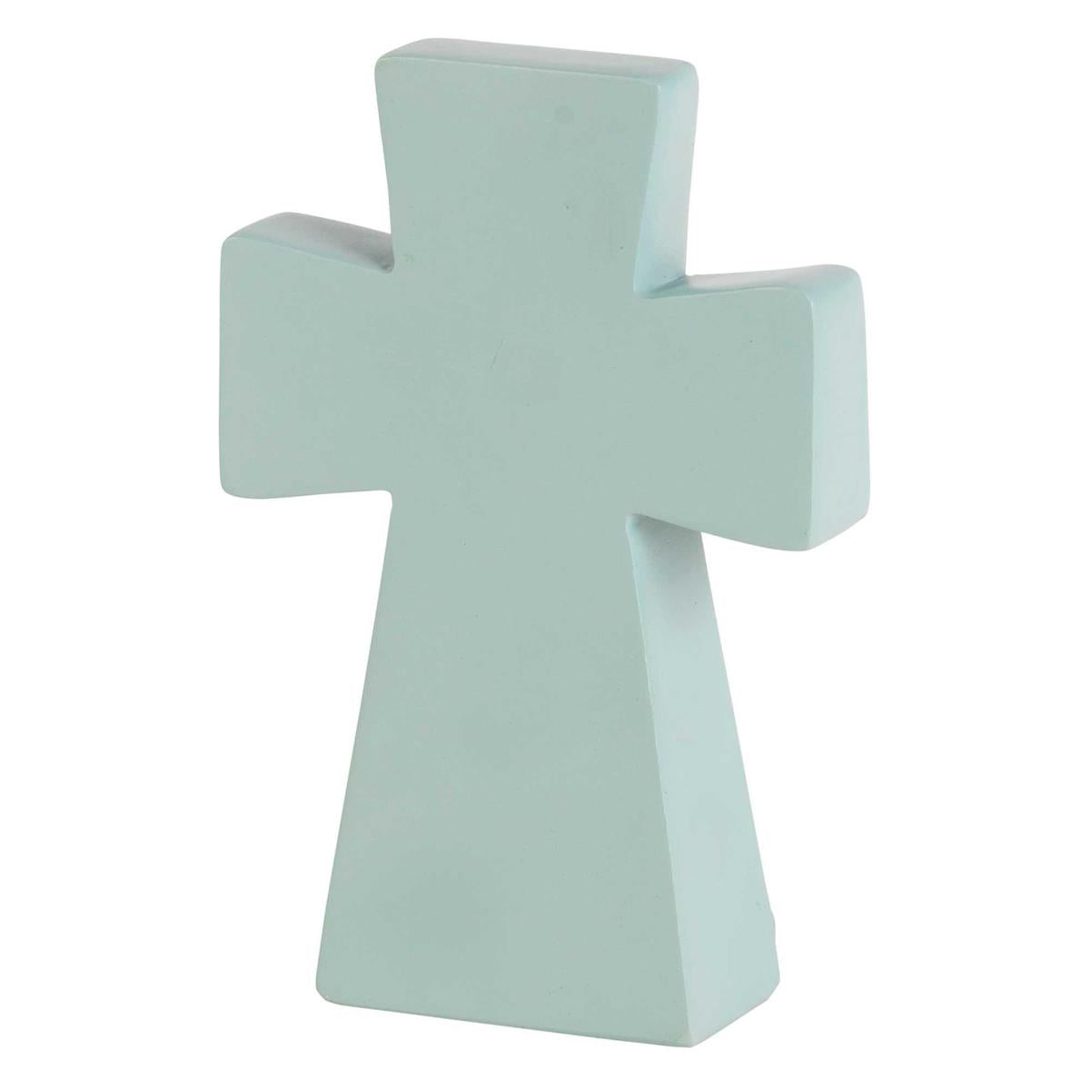 Like A Ship Wind Pulled Tight Bereavement 6 x 4 Resin Tabletop Cross by Dicksons, product view 2