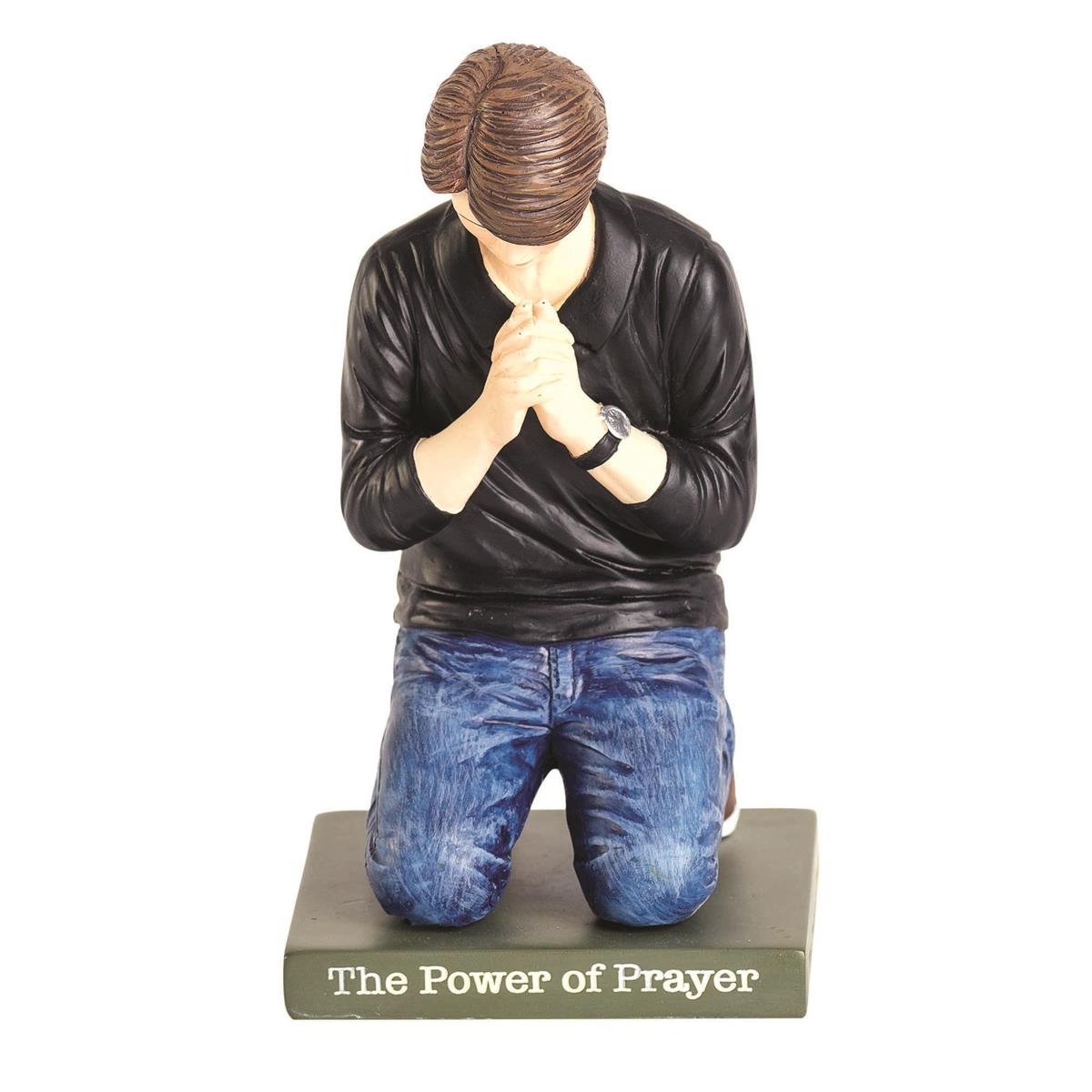 Praying Man Figurine I Said Prayer You by Dicksons, product view 3