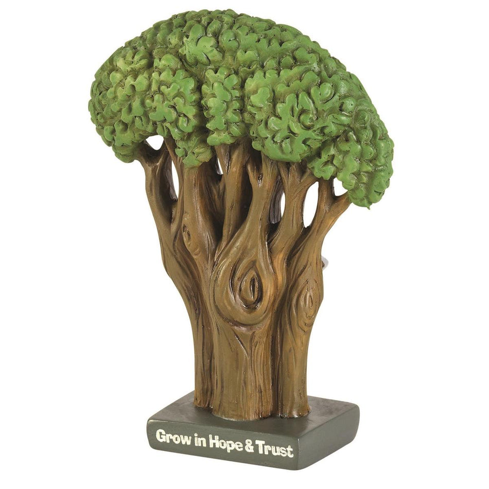 Jeremiah 29:11 Mini Green Tree 4.25 inch Resin Table Top Décor by Dicksons, product view 2
