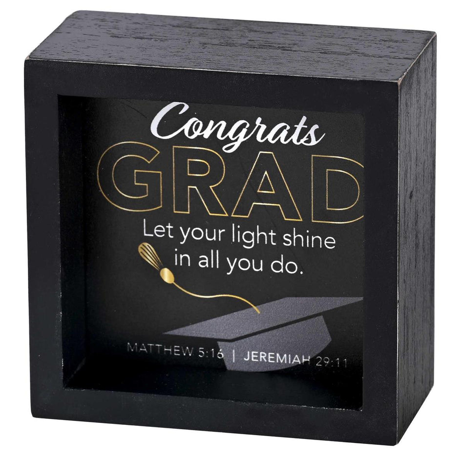 Inspirational Christian Tabletop Plaque Double Sided Block Sign Décor for Home by Dicksons