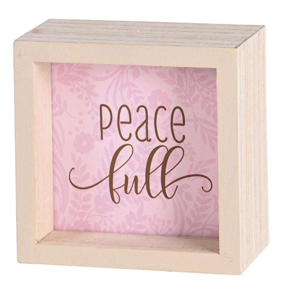 Tabletop 2 Sided Peace I Leave With You by Dicksons, product view 2