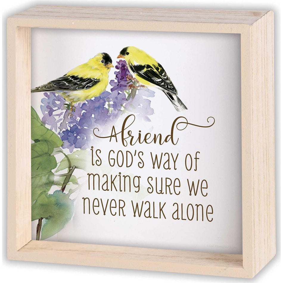 Inspirational Double Sided Standing Tabletop Plaque Sign For Living Room 6 x 6 by Dicksons