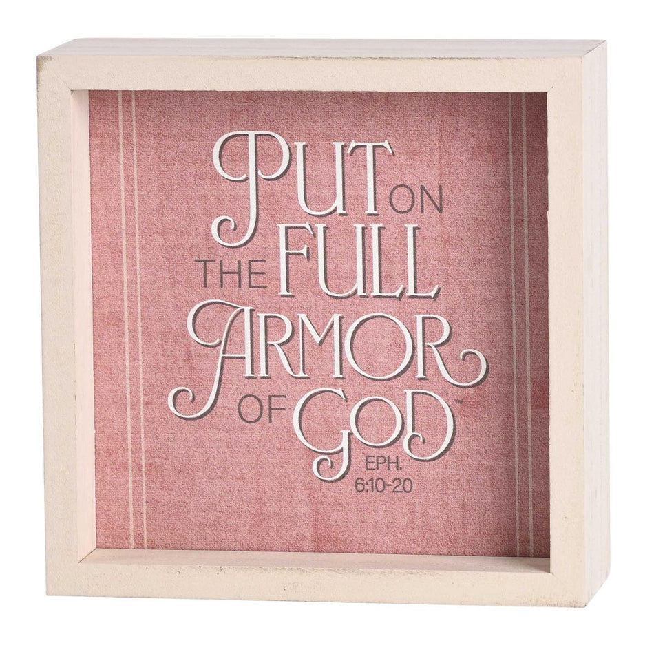Tabletop 2 Sided Art Armor Of God 6x6 by Dicksons, product view 2