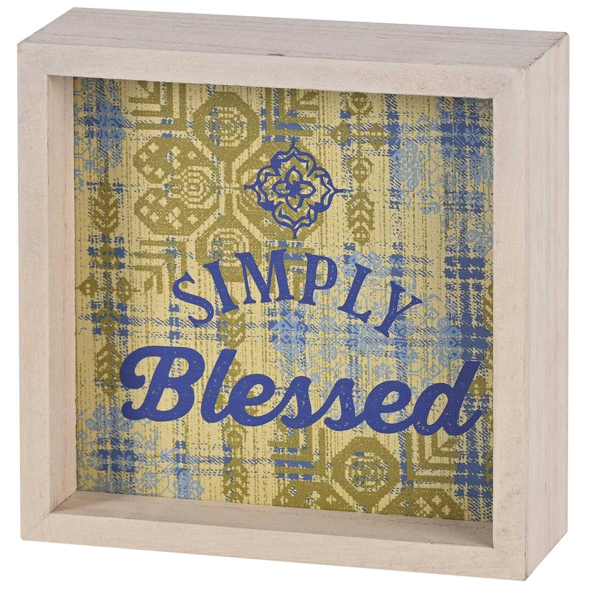 Tabletop 2 Sided Art Blessed 6H by Dicksons, product view 2