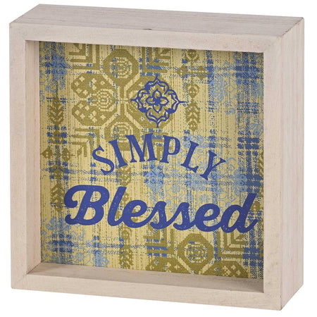 Tabletop 2 Sided Art Blessed 6H by Dicksons, product view 2