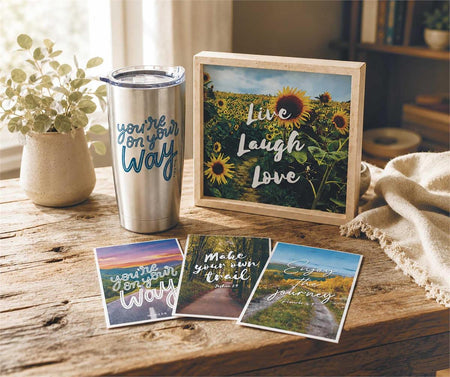 Tabletop 2 Sided Art Live Laugh Love 6H by Dicksons, product view 7