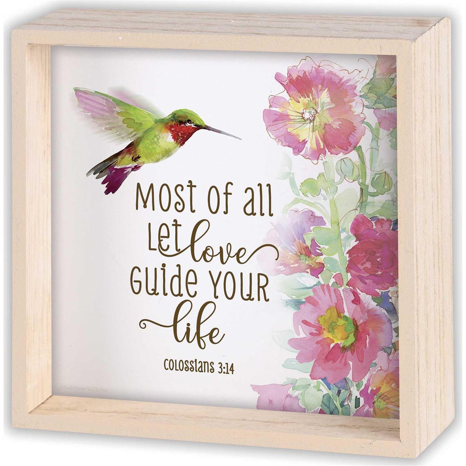 Tabletop 2 Sided Let Love Guide Life 6H by Dicksons