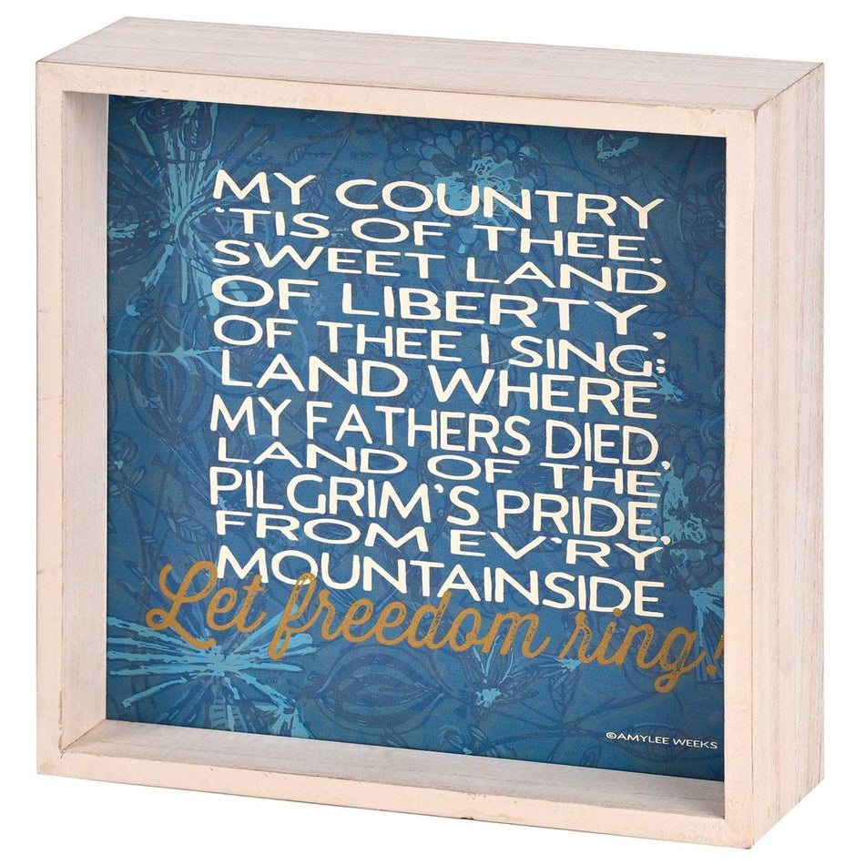 Tabletop 2 Sided My Country Tis Of Thee by Dicksons, product view 2