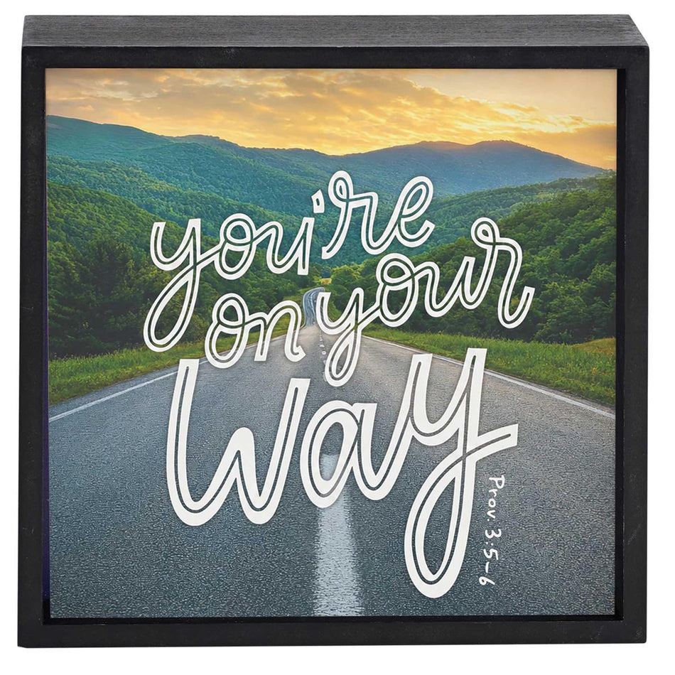 Tabletop 2 Sided Art Your On Your Way by Dicksons