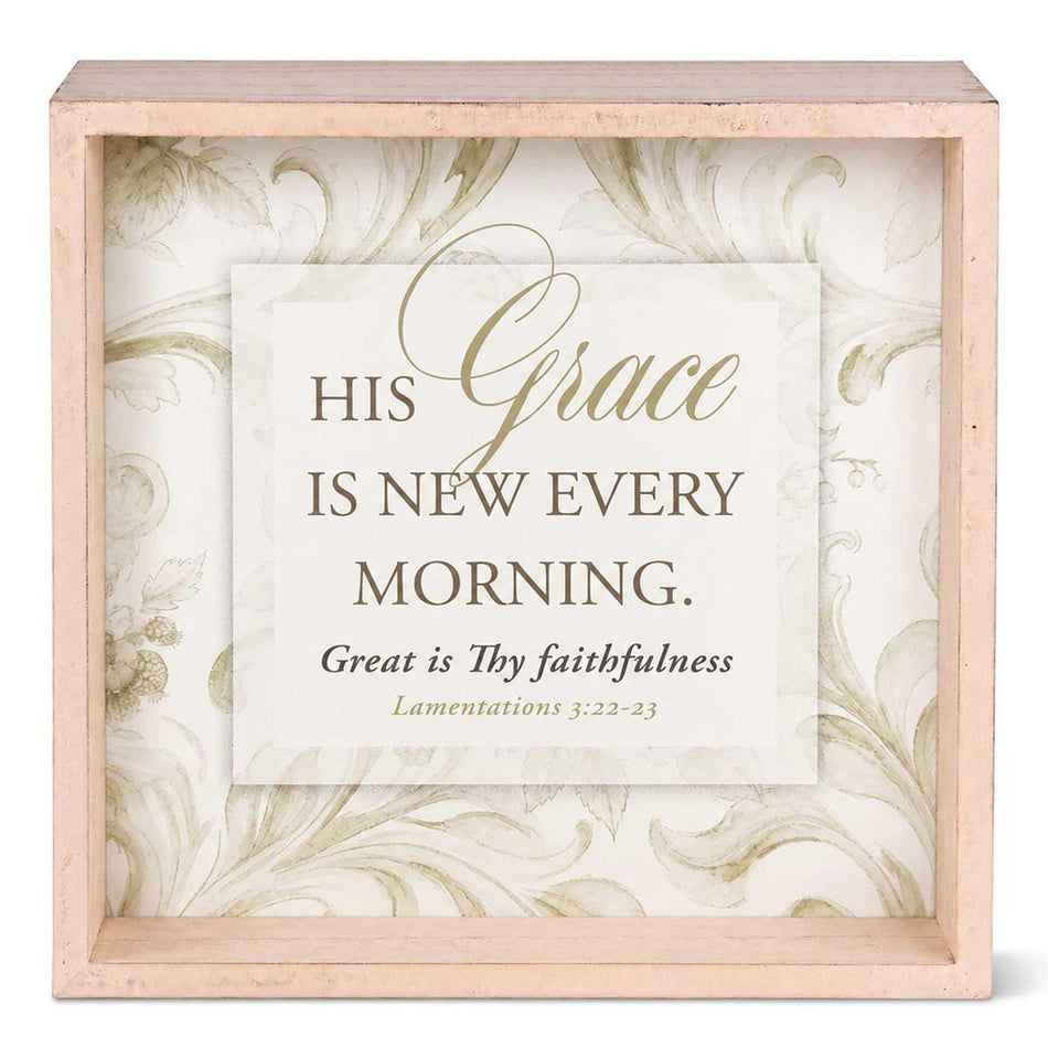Tabletop 2 Sided Art His Grace Is New by Dicksons, product view 2