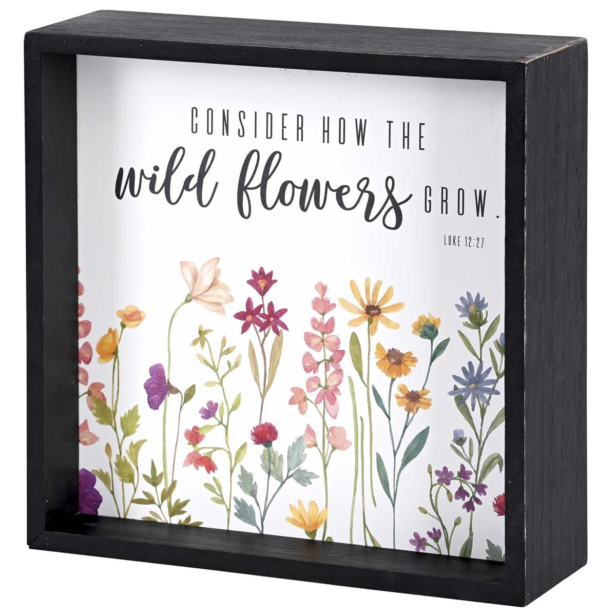 Tabletop 2 Sided Consider The Wildflower by Dicksons, product view 3