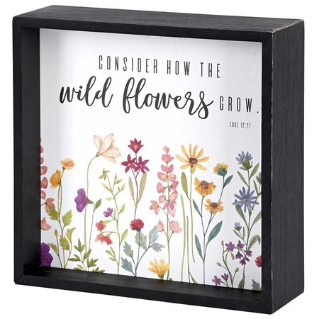 Tabletop 2 Sided Consider The Wildflower by Dicksons, product view 3