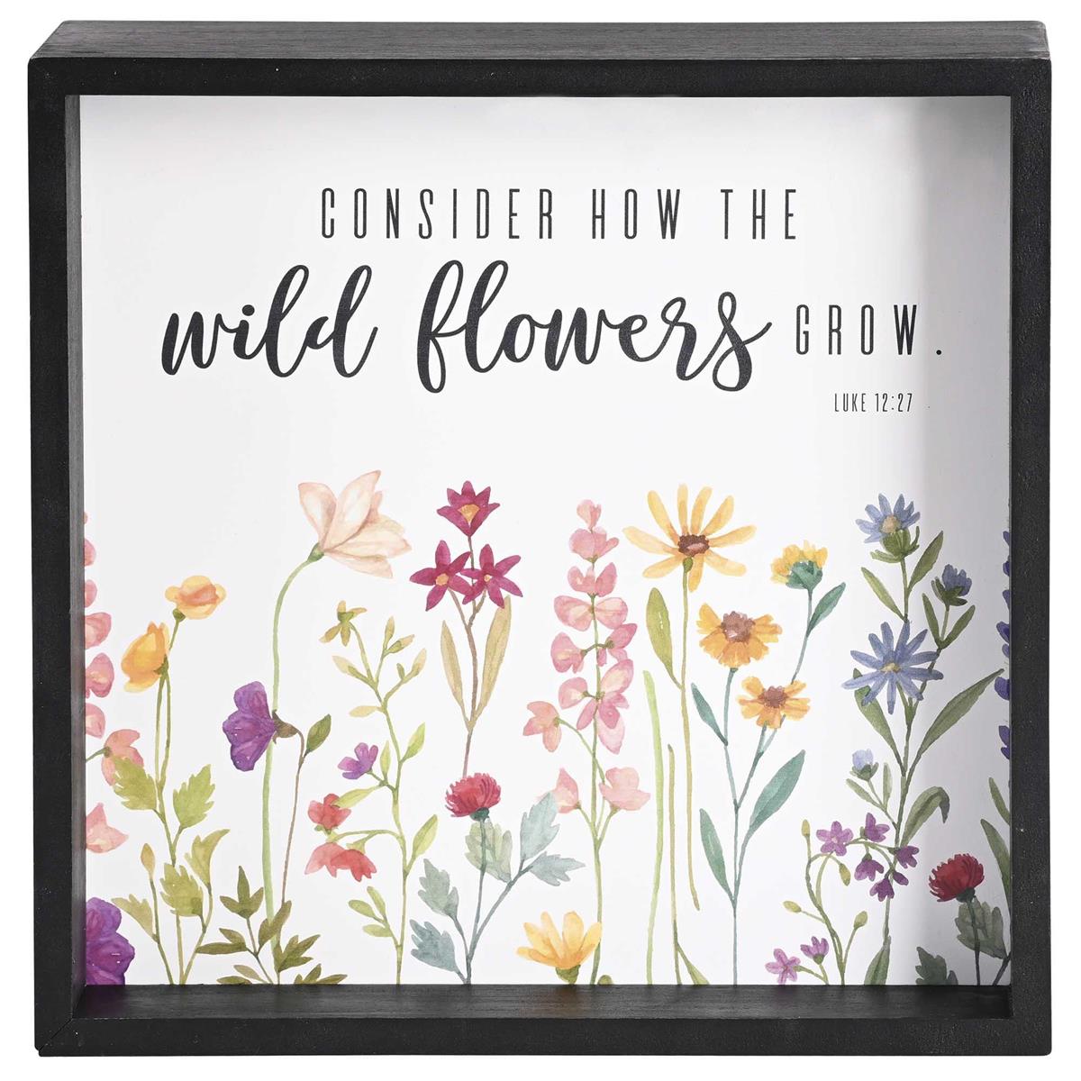 Tabletop 2 Sided Consider The Wildflower by Dicksons, product view 4