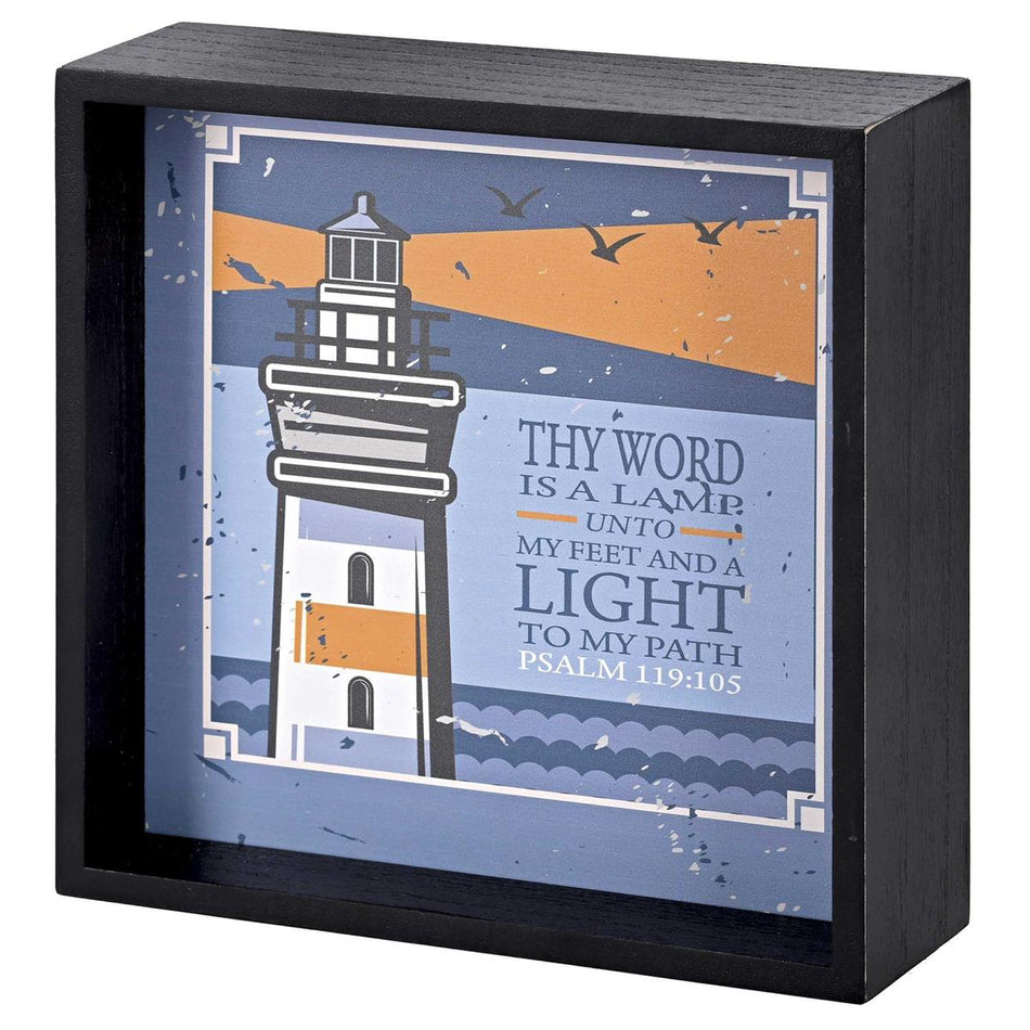 Tabletop 2 Sided Art Lighthouses by Dicksons