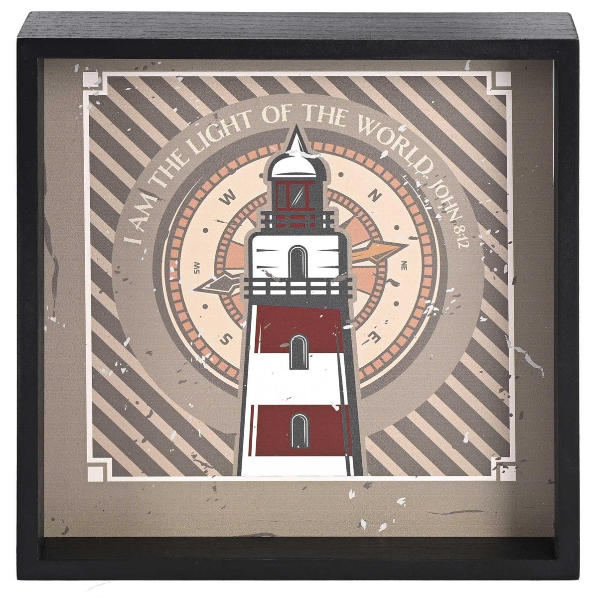 Tabletop 2 Sided Art Lighthouses by Dicksons, product view 4