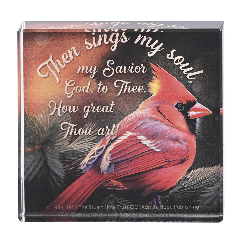 Tabletop Glass Then Sings My Soul 3x3 by Dicksons, product view 2