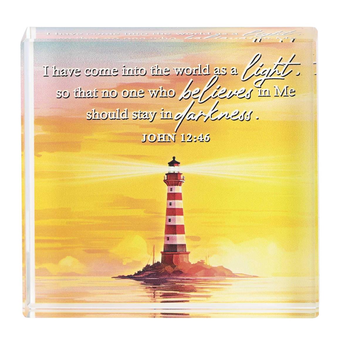 Lighthouse, Light Believes Darkness, John 12:46 by Dicksons, product view 2