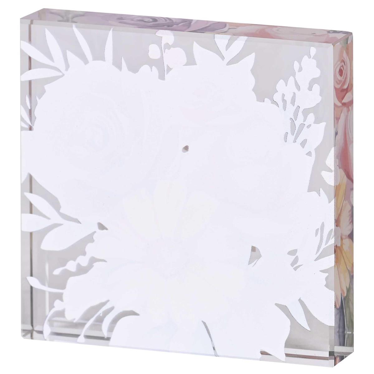 Tabletop Glass Plaque Many Women 3X3 by Dicksons, product view 3