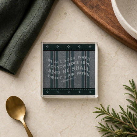 Tabletop Glass Plaque In All Your 3x3 by Dicksons, product view 4