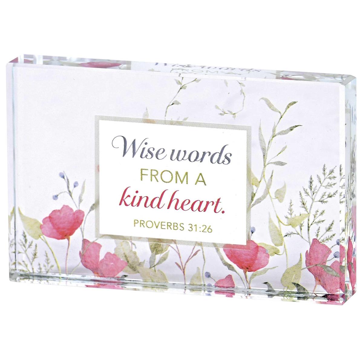 Inspirational Christian Tabletop Plaque Block Sign Décor for Home 2.5 x 4 Inch by Dicksons