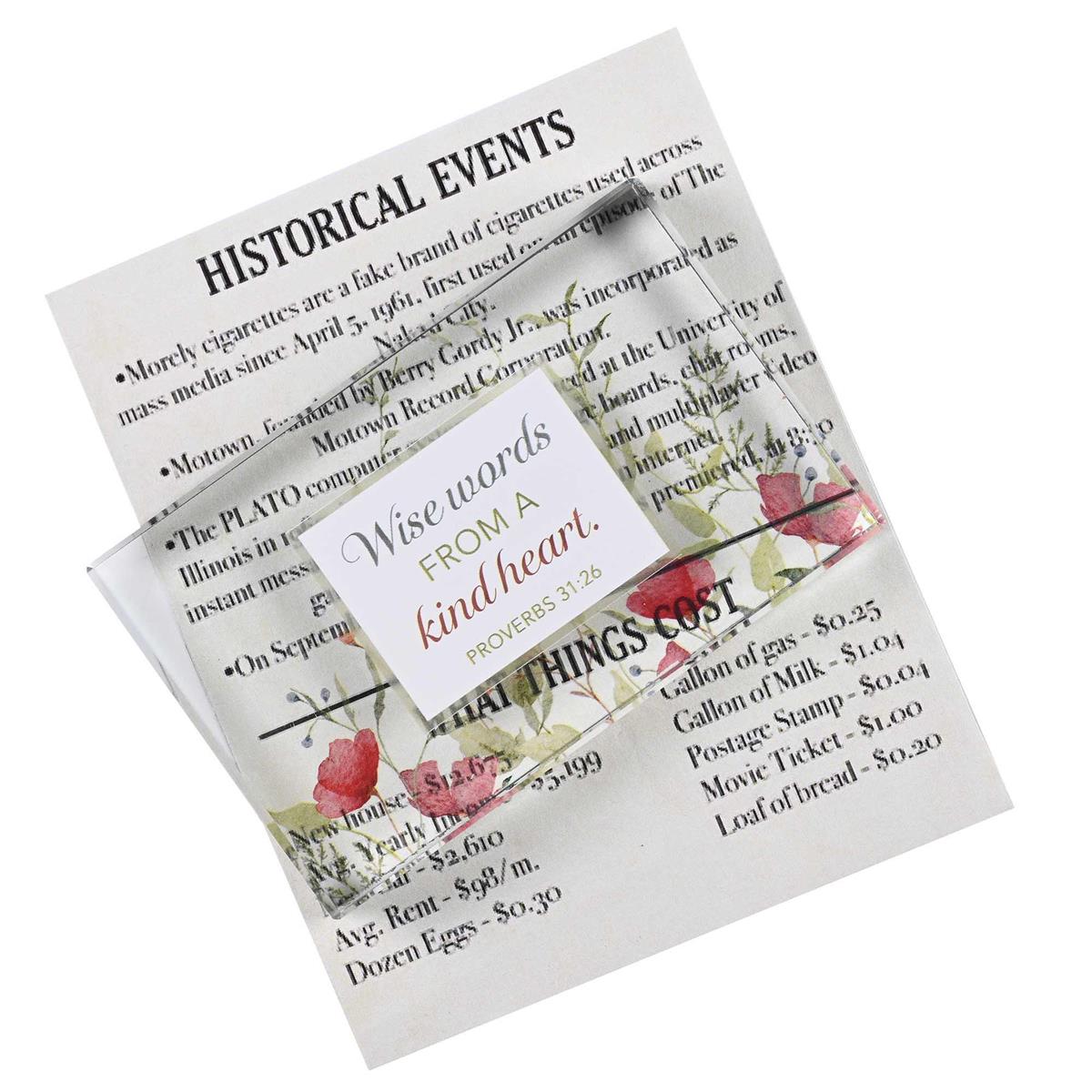 Inspirational Christian Tabletop Plaque Block Sign Décor for Home 2.5 x 4 Inch by Dicksons, product view 3