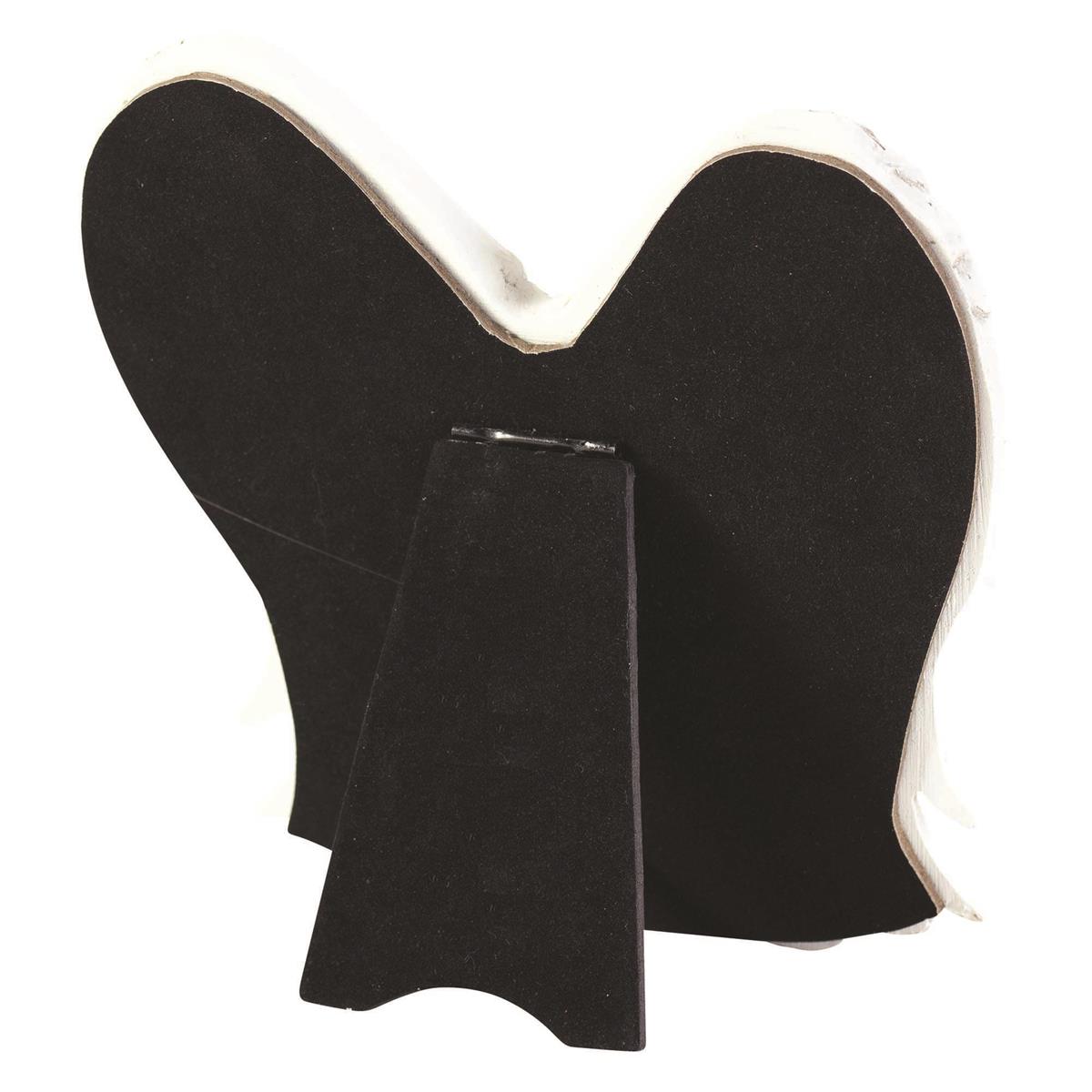 On Angels Wings Bereavement Ivory 6 x 6 Resin Table Top Décor by Dicksons, product view 3