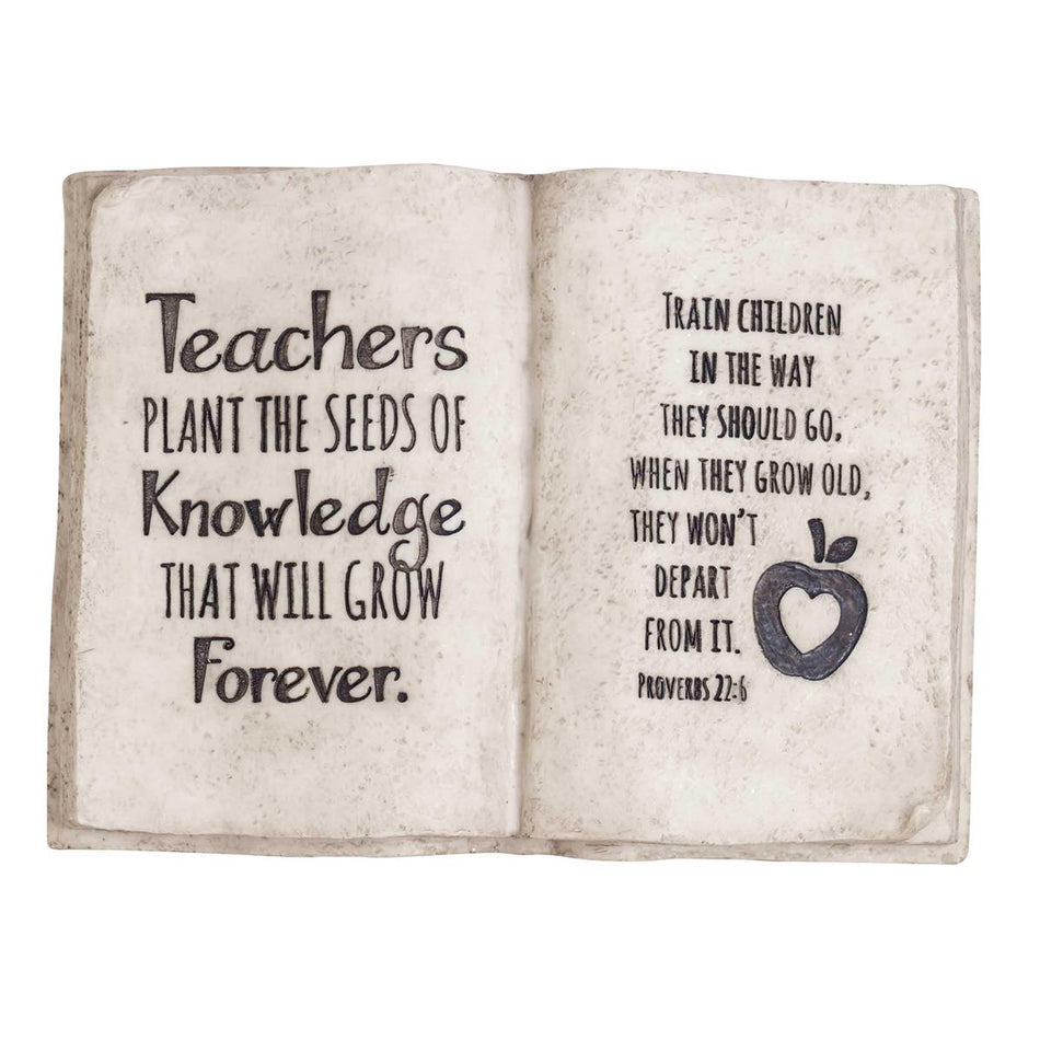 Tabletop Plaque Book Shape Teachers by Dicksons, product view 2