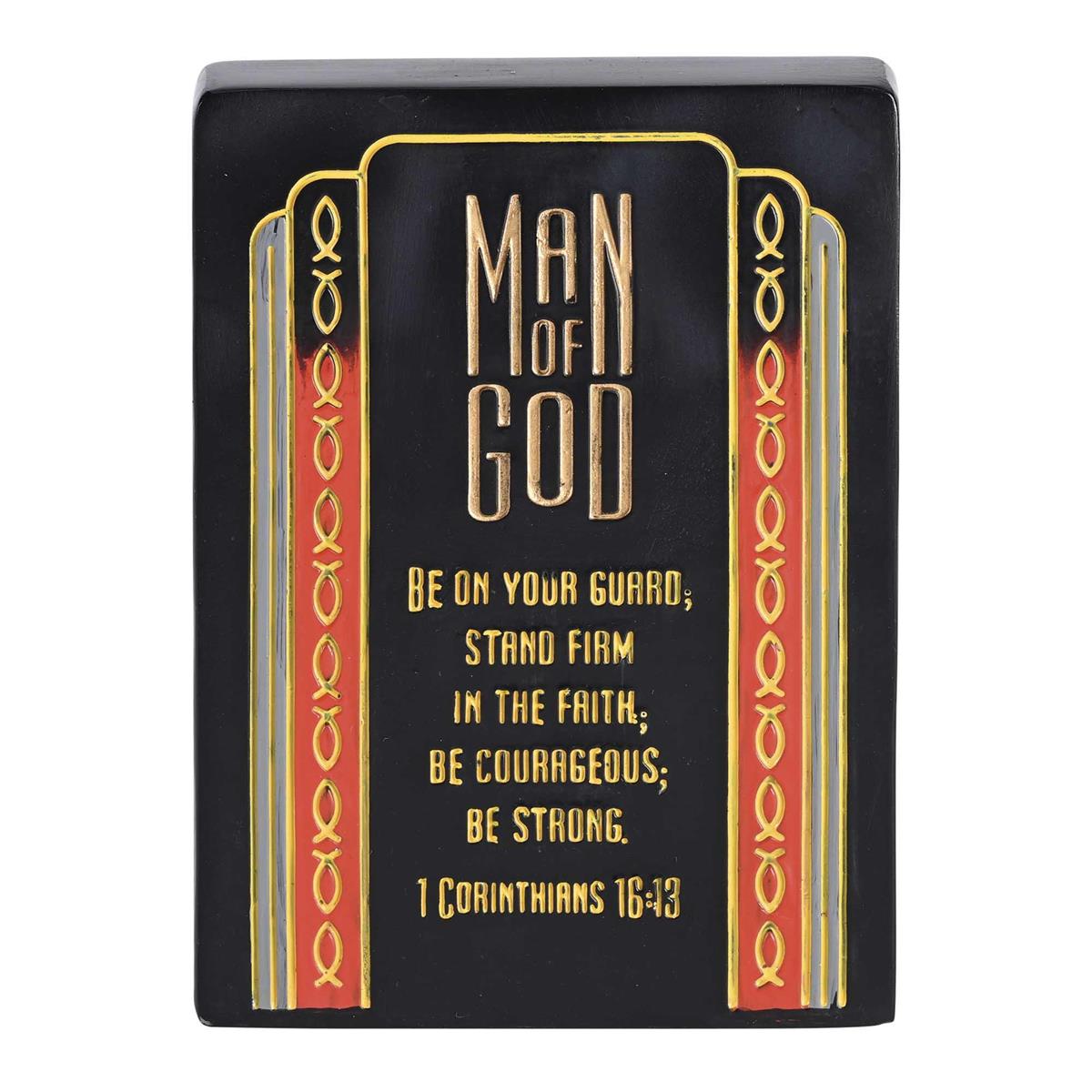 Tabletop Wedge Man Of God by Dicksons, product view 3