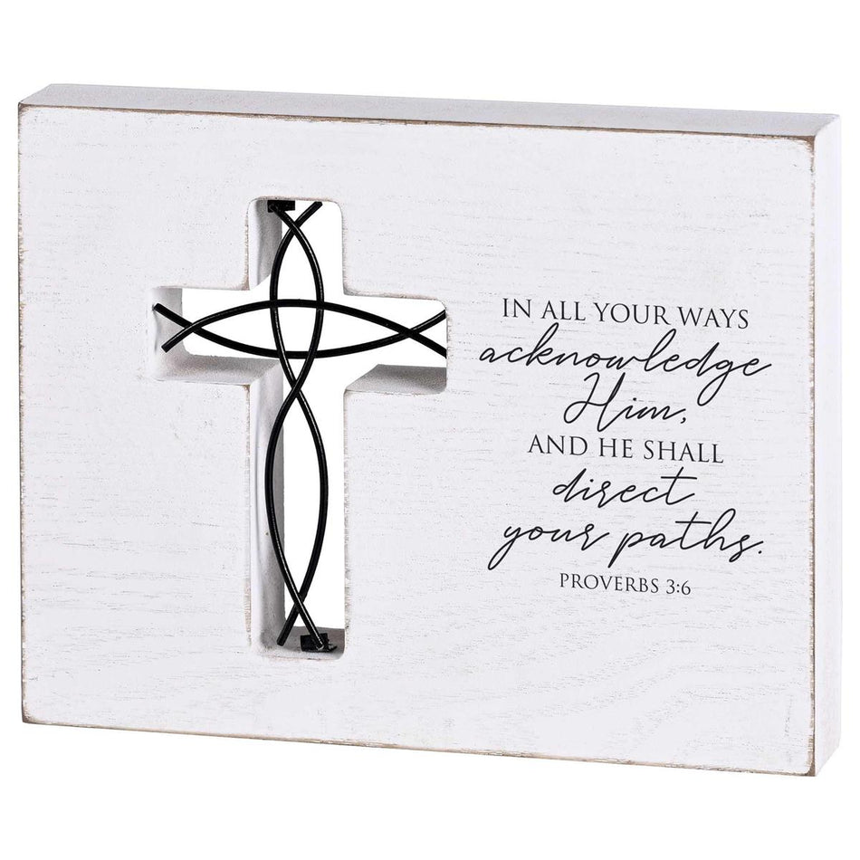 Tabletop Wire Plaque In All Your Ways (TTPLQW-2001) by Dicksons