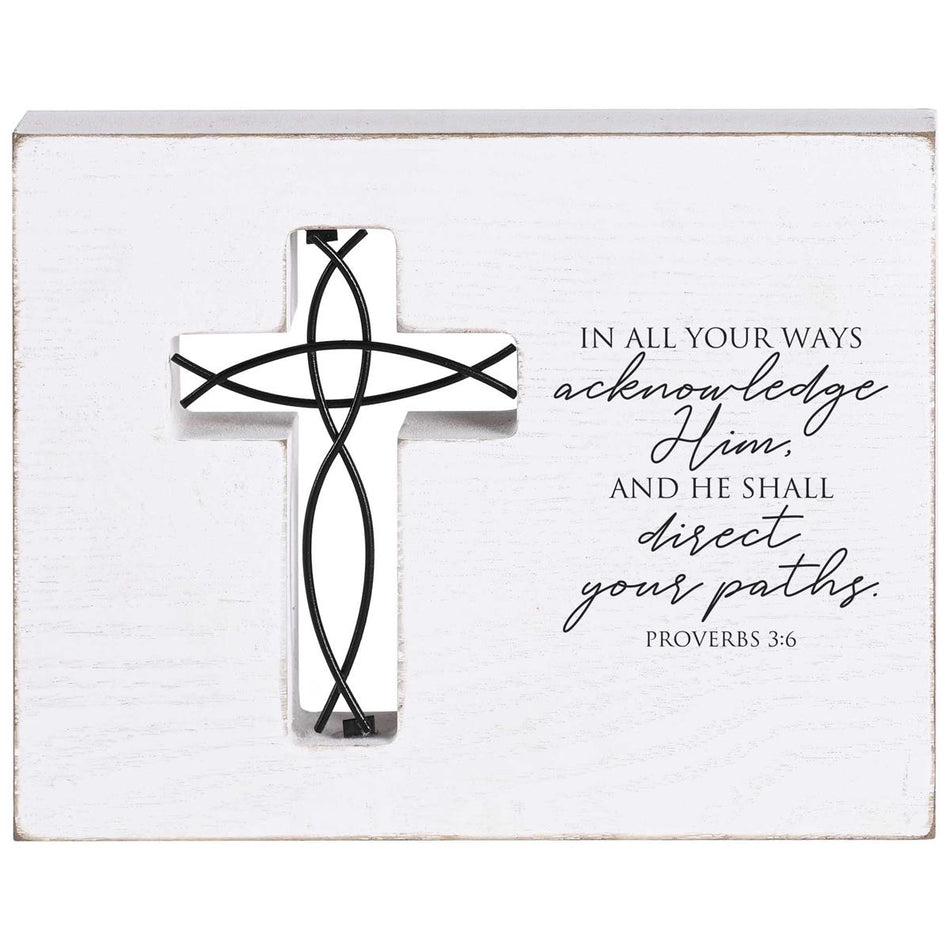 Tabletop Wire Plaque In All Your Ways (TTPLQW-2001) by Dicksons, product view 2
