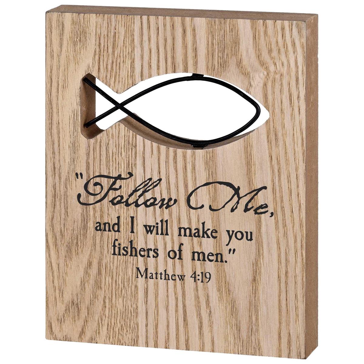 Tabletop Wire Plaque Follow Me by Dicksons