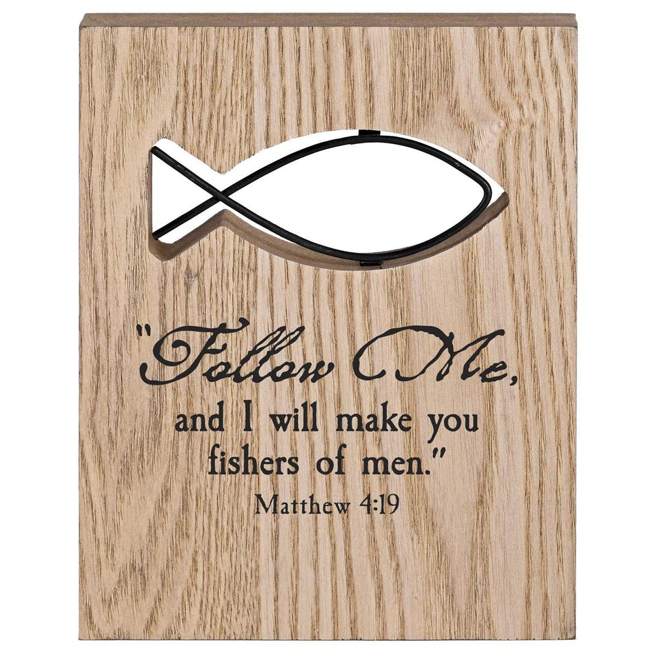 Tabletop Wire Plaque Follow Me by Dicksons, product view 2