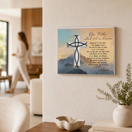 Tabletop Wire Plaque The Lords Prayer by Dicksons, product view 6