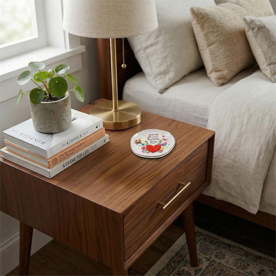 Trinket Tray Amazing Grace Abounding 4.5 by Dicksons, product view 2