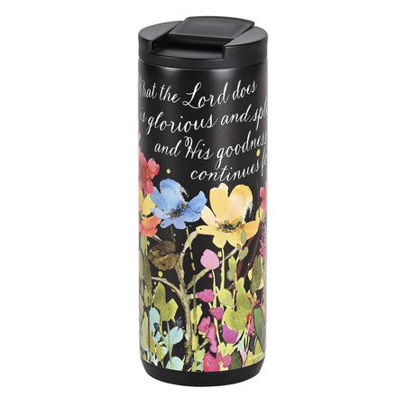 Inspirational Christian Travel Tumbler Insulated Cup 20 Ounce Stainless Steel by Dicksons