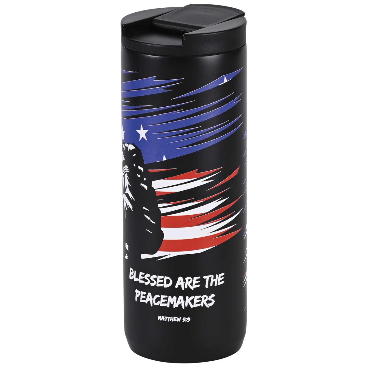 Tumbler Soldier Blessed Are The 20 Oz by Dicksons, product view 2