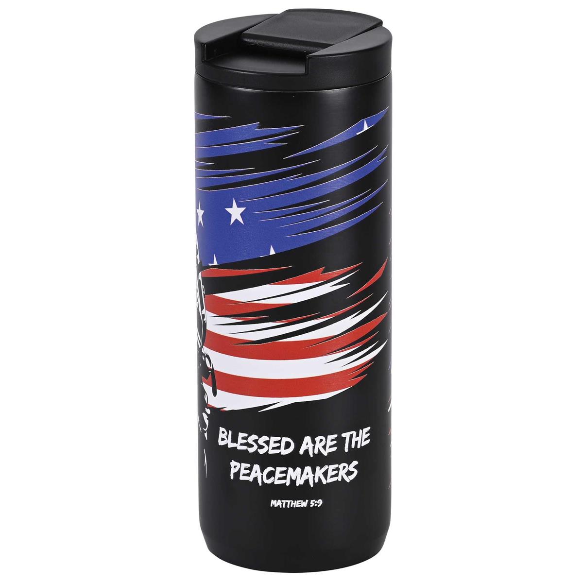 Tumbler Firefighter Blessed Are 20 Oz by Dicksons, product view 2