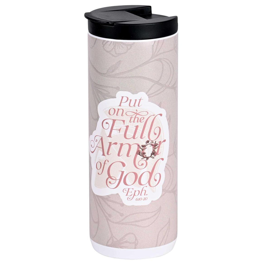 Tumbler Floral Put On The Full Armor20Oz by Dicksons