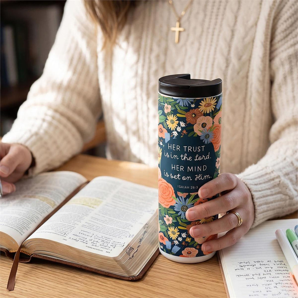 Tumbler Her Trust Is In The Lord 20 Oz by Dicksons, product view 2