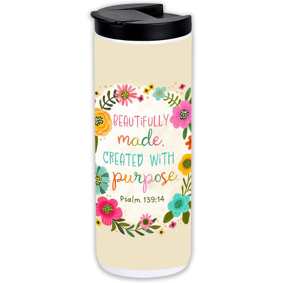 Tumbler Beautifully Made Ps. 139:14 20Oz by Dicksons