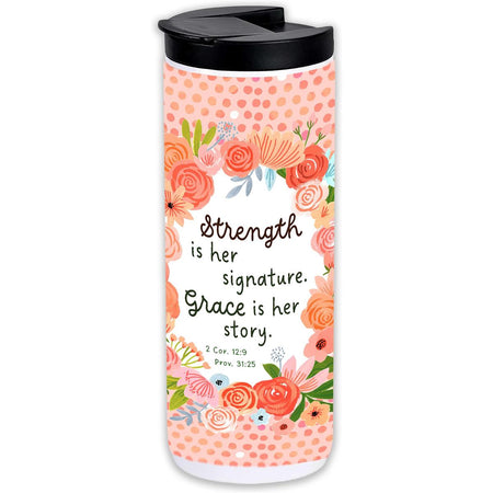 Tumbler Strength Is Her Signature 20 Oz by Dicksons