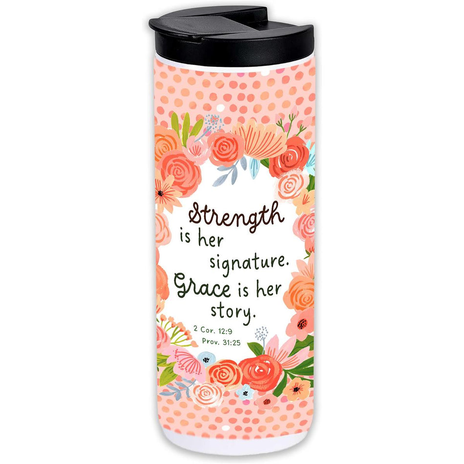 Tumbler Strength Is Her Signature 20 Oz by Dicksons