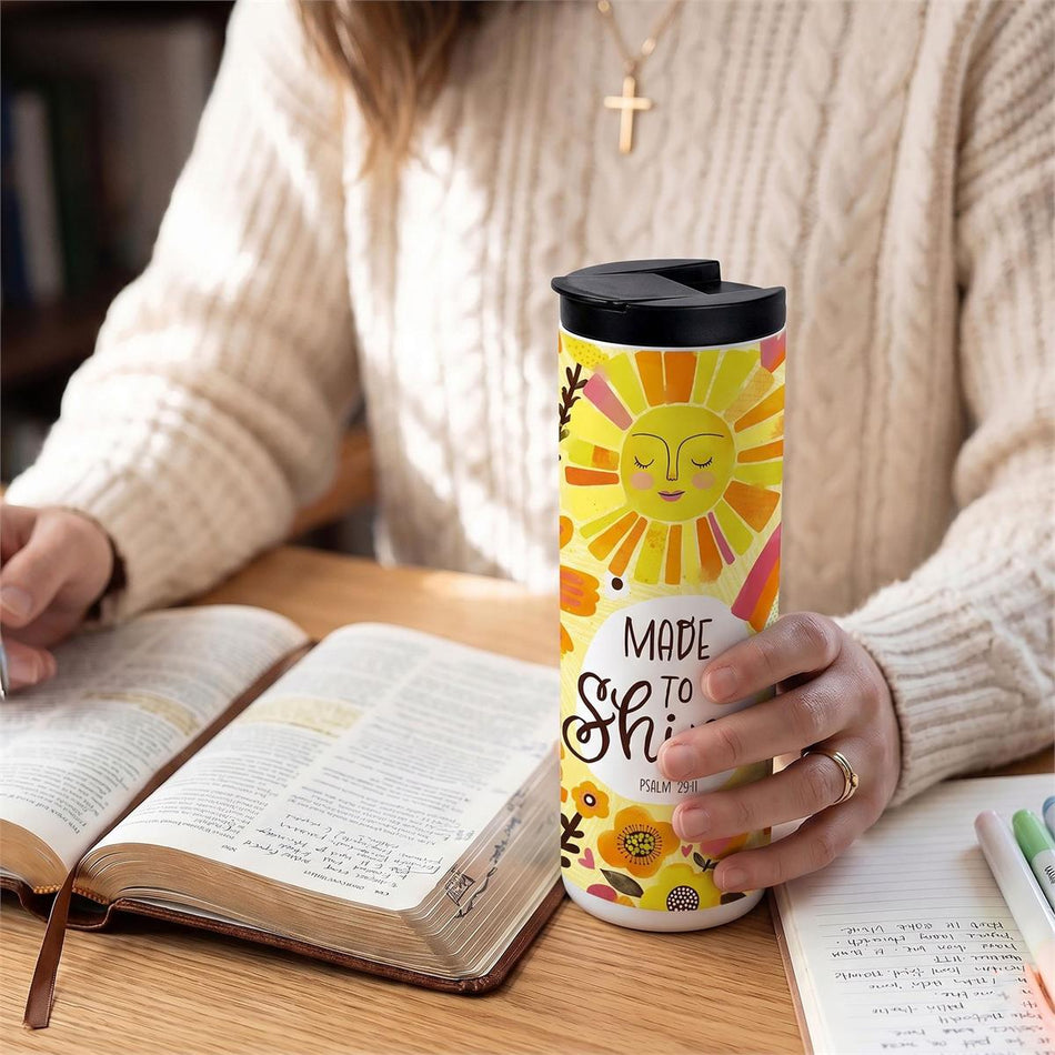 Tumbler Sun Made To Shine Ps. 29:11 20Oz by Dicksons, product view 2