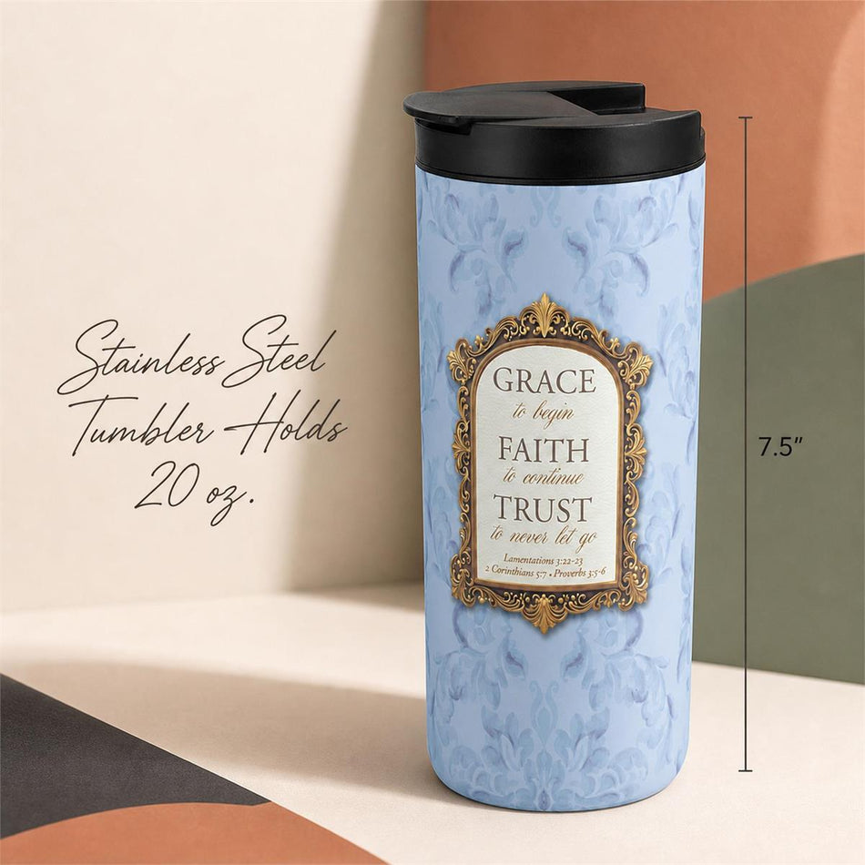 Tumbler Grace To Begin Faith To 20 Oz by Dicksons, product view 2