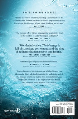 The Message Full Size | The Bible in Contemporary Language | Individual or Case Save on Case